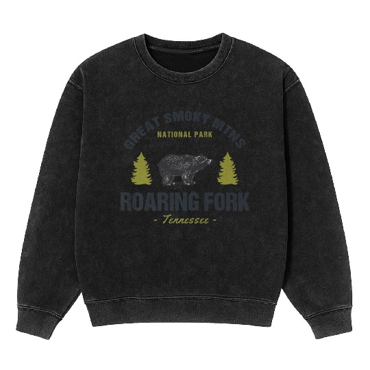 Roaring Fork Great Smoky Mountains Mineral Wash Sweatshirts