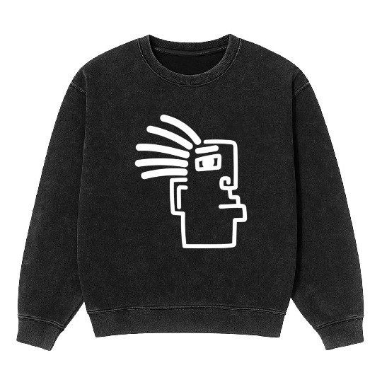 Native American Symbol I Indigenous I Native Mineral Wash Sweatshirts