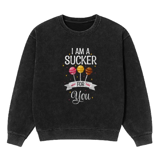 Dessert Lollipop Mineral Wash Sweatshirts