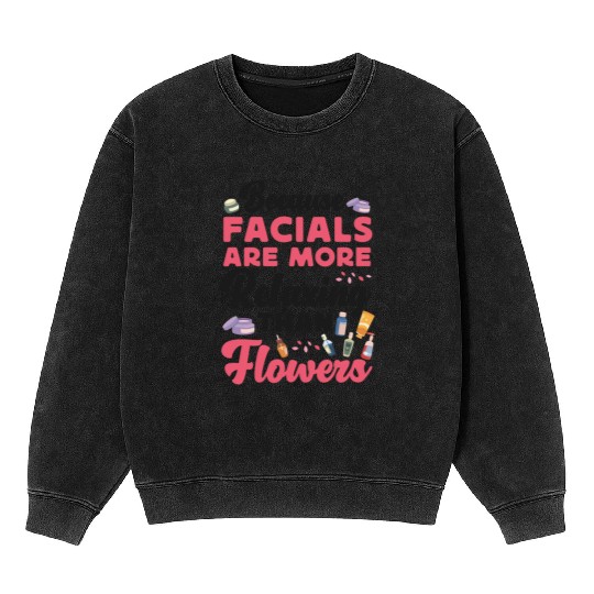 Cute Licensed Esthetician Skincare Mineral Wash Sweatshirts