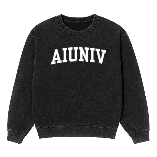 American Intercontinental University Oc085 Mineral Wash Sweatshirts
