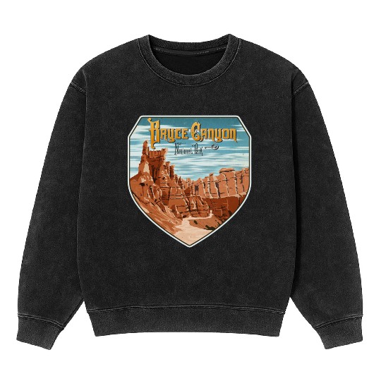 Bryce canyon national park Mineral Wash Sweatshirts