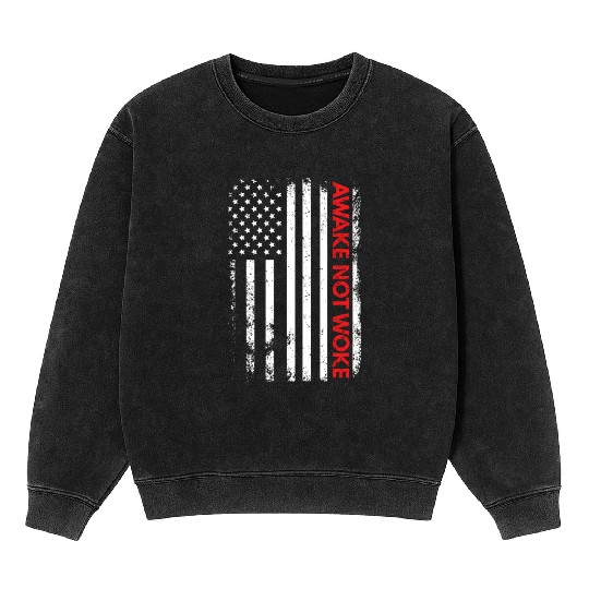 Free ech Anti Censorship Conservative Awake Not Wo Mineral Wash Sweatshirts