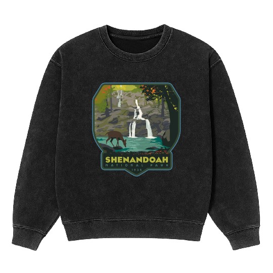 shenandoah national park Mineral Wash Sweatshirts