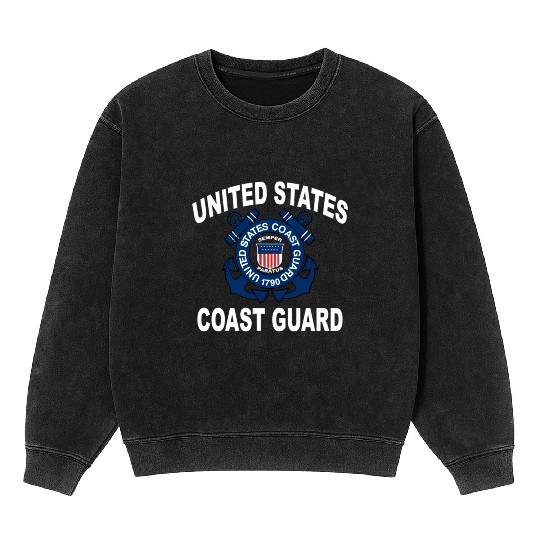 Us Coast Guard Uscg Alumni And Mineral Wash Sweatshirts