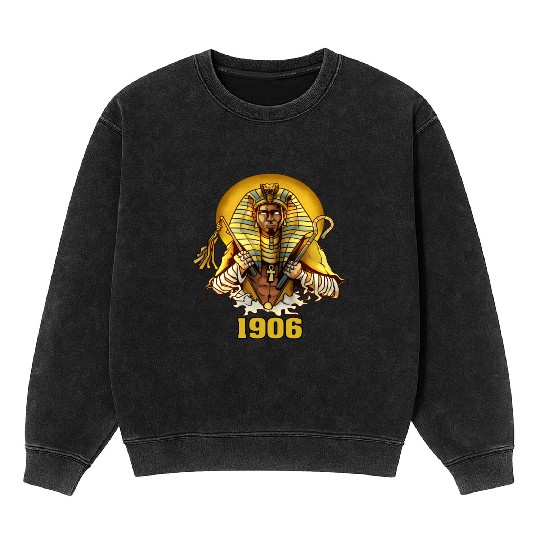 1906 Sphinx Alpha Ace Fraternity Pharoah Mineral Wash Sweatshirts