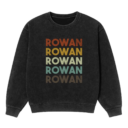 Rowan 80S Style Mineral Wash Sweatshirts