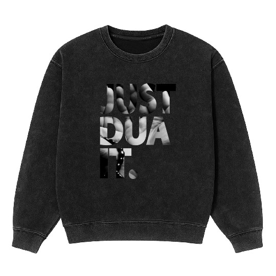Just Dua It Islam Muslim Mineral Wash Sweatshirts