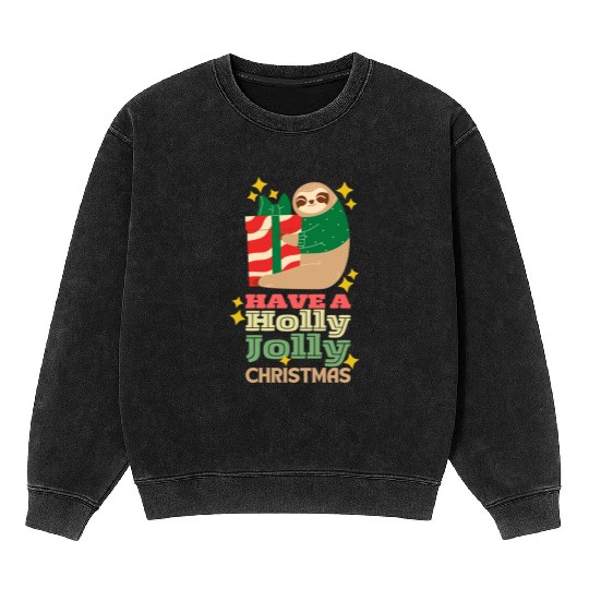 Have A Holly Jolly Christmas Mineral Wash Sweatshirts