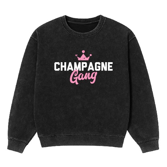 Champagne Gang Mineral Wash Sweatshirts
