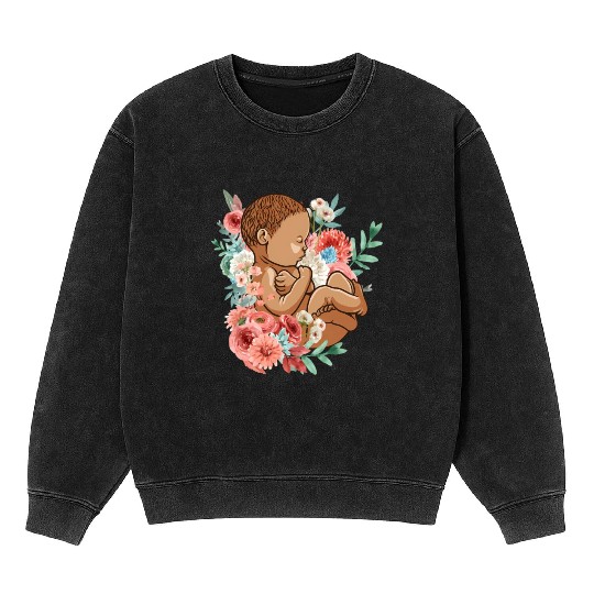 Midwife Thank You - Doula Midwifery Midwife Mineral Wash Sweatshirts