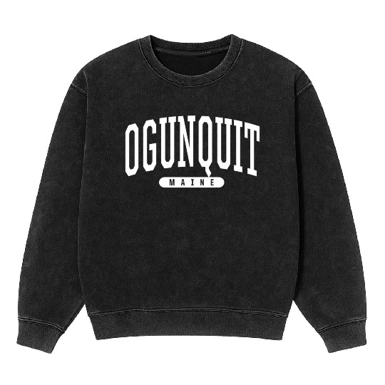 Style Ogunquit Maine Mineral Wash Sweatshirts