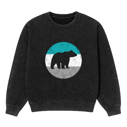 Grizzly Bear For Ns Mineral Wash Sweatshirts
