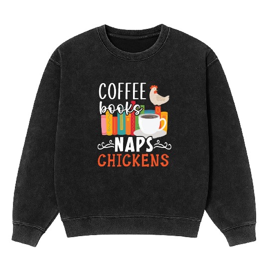 Chicken Farmer Chicken Whisperer Farm Animal Mineral Wash Sweatshirts
