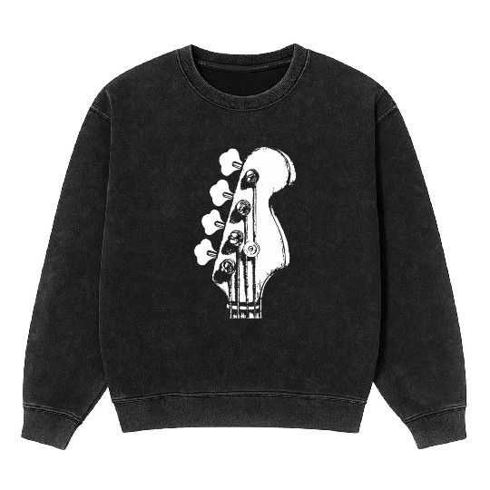 Guitar Classic Rock & Roll Guitar Lover Guitar Mineral Wash Sweatshirts