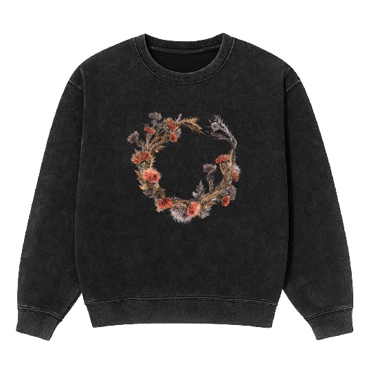 Independent black Mineral Wash Sweatshirts