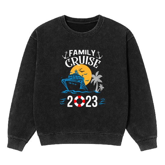 2023 Family Cruise Sailing and Cruising Mineral Wash Sweatshirts