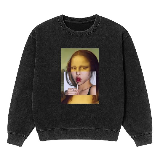 Mona Lisa Lollipop Mona Lisa Mineral Wash Sweatshirts