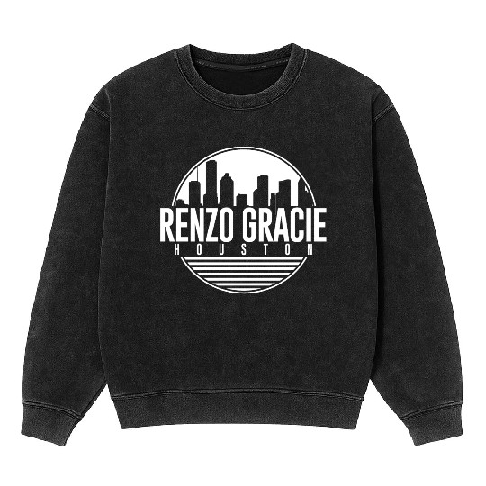 Renzo Gracie Jiu Jitsu Houston Mineral Wash Sweatshirts