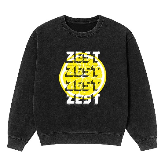 Lemon Zest Mineral Wash Sweatshirts