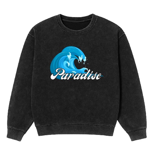 Paradise green Mineral Wash Sweatshirts