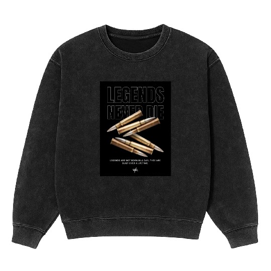 Legends Never Die Mineral Wash Sweatshirts