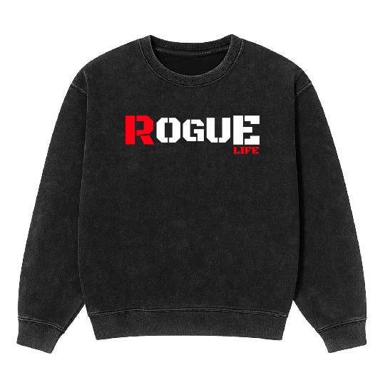 Armed Forces Rogue Warrior Bad Gaming Military Tou Mineral Wash Sweatshirts