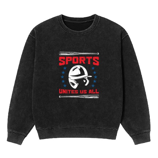 USA Independence American Flag Freedom Sports Mineral Wash Sweatshirts