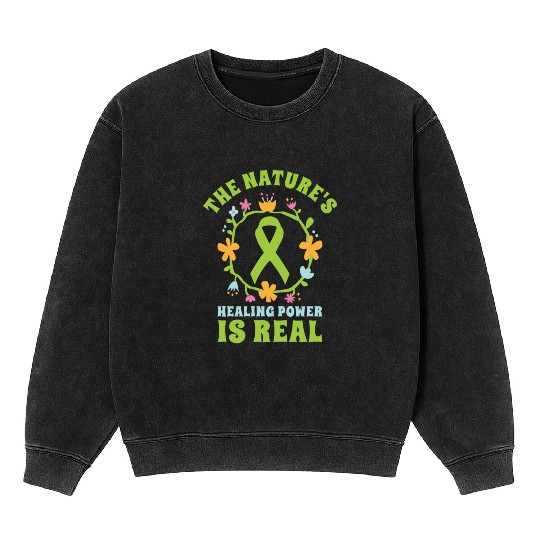 Mental Health Nature Environment Health Awareness Mineral Wash Sweatshirts