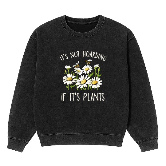 Marguerites Daisy Summer Daisies Flower Garden Mineral Wash Sweatshirts