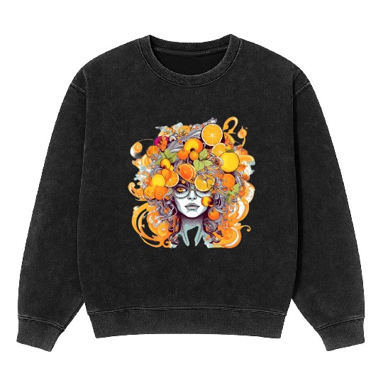 Psychedelic Retro Revival: Embrace the Groovy Vibe Mineral Wash Sweatshirts