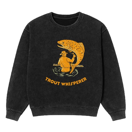 Trout Whisperer Mineral Wash Sweatshirts