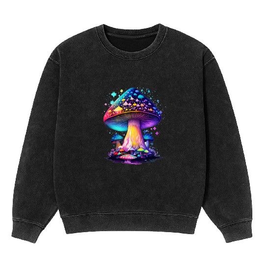 Mystical Fungi Mineral Wash Sweatshirts