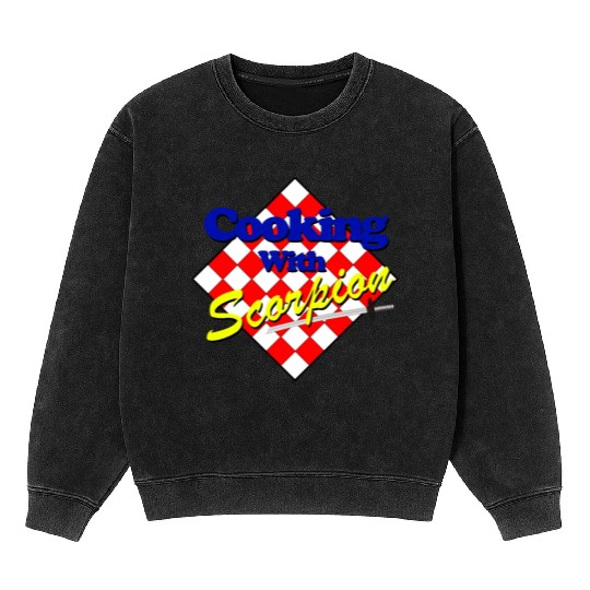 Cooking with Scorpion nature Mineral Wash Sweatshirts