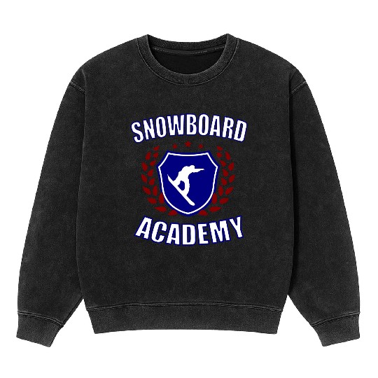 Snowboard Academy Mineral Wash Sweatshirts
