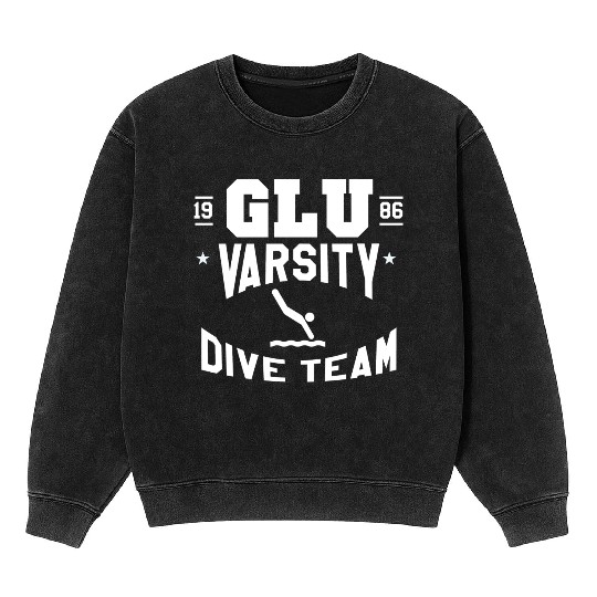 Back to School GLU Dive Team Mineral Wash Sweatshirts