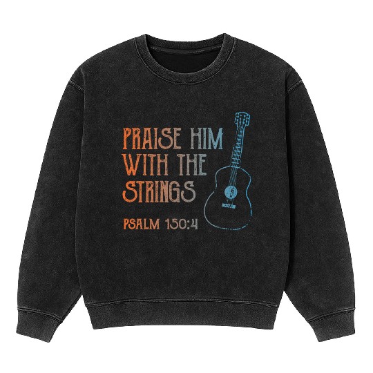 Bible Verse nature Mineral Wash Sweatshirts