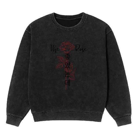the rose Mineral Wash Sweatshirts