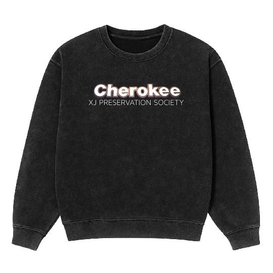 Cherokee Xj Preservation Society Mineral Wash Sweatshirts