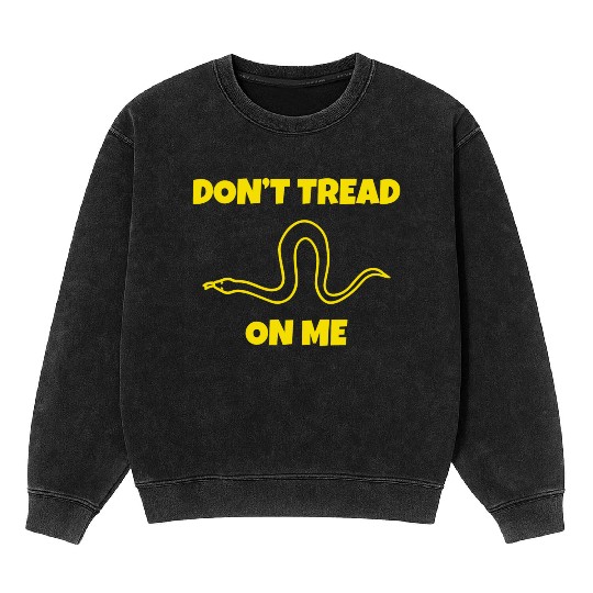 Dont Tread On Me Line Snake Mineral Wash Sweatshirts
