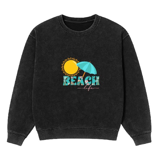 Sun-kissed Summers: Embrace the Beach Vibes Mineral Wash Sweatshirts