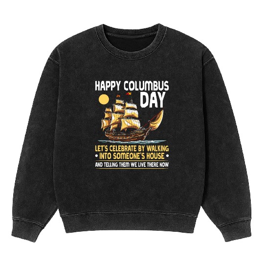 Aboriginal Indians Indigenous Native American Day Mineral Wash Sweatshirts