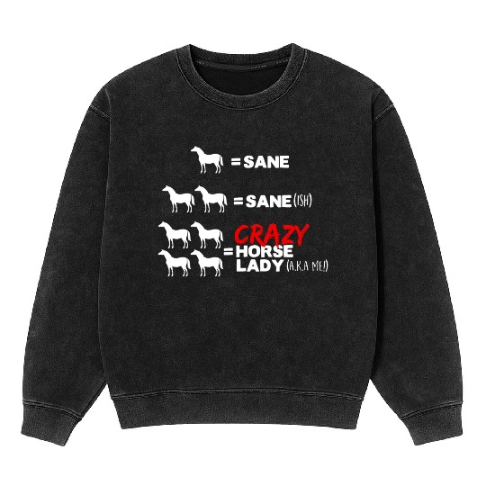 Crazy Horse Lady Mineral Wash Sweatshirts