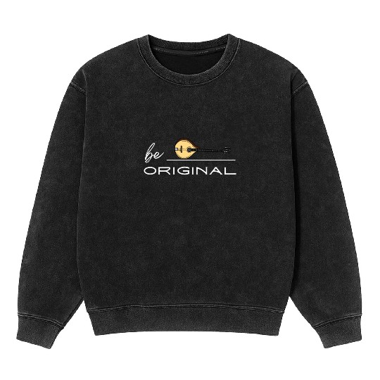 Irish Bouzouki Instrument Greek Mineral Wash Sweatshirts