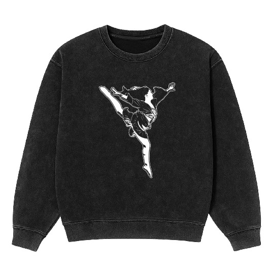 Female Dance Teacher Mineral Wash Sweatshirts
