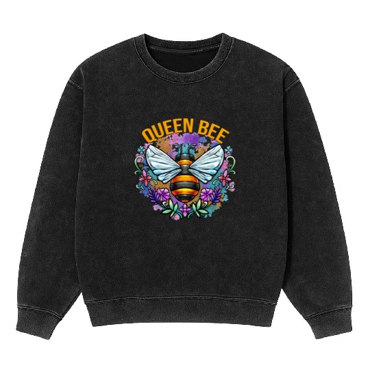 Queen Bee Gardening Mineral Wash Sweatshirts
