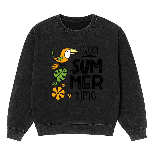 Sweet Summer Time Mineral Wash Sweatshirts