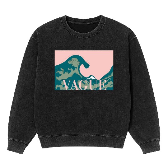 La Grande Vague The Great Wave Mineral Wash Sweatshirts