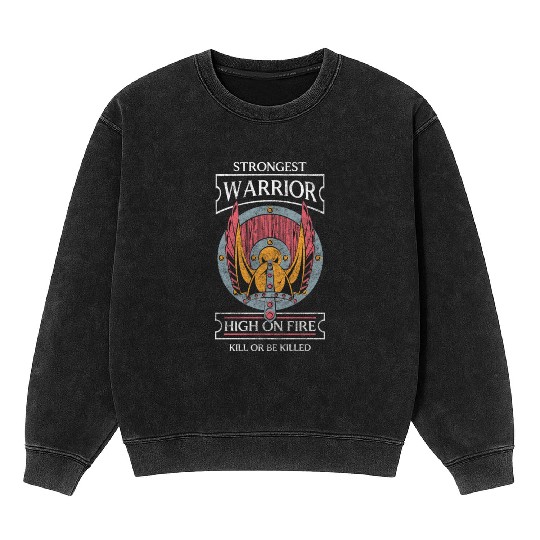 Thor Valhalla Asgard Symbols Mineral Wash Sweatshirts