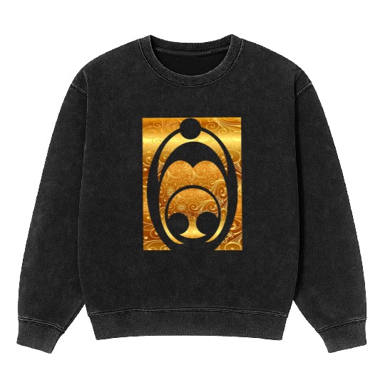 New youth classic golden Mineral Wash Sweatshirts for girls